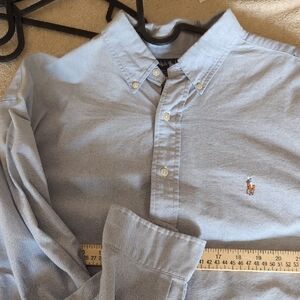 Ralph Lauren Blue Casual Button Down Shirt